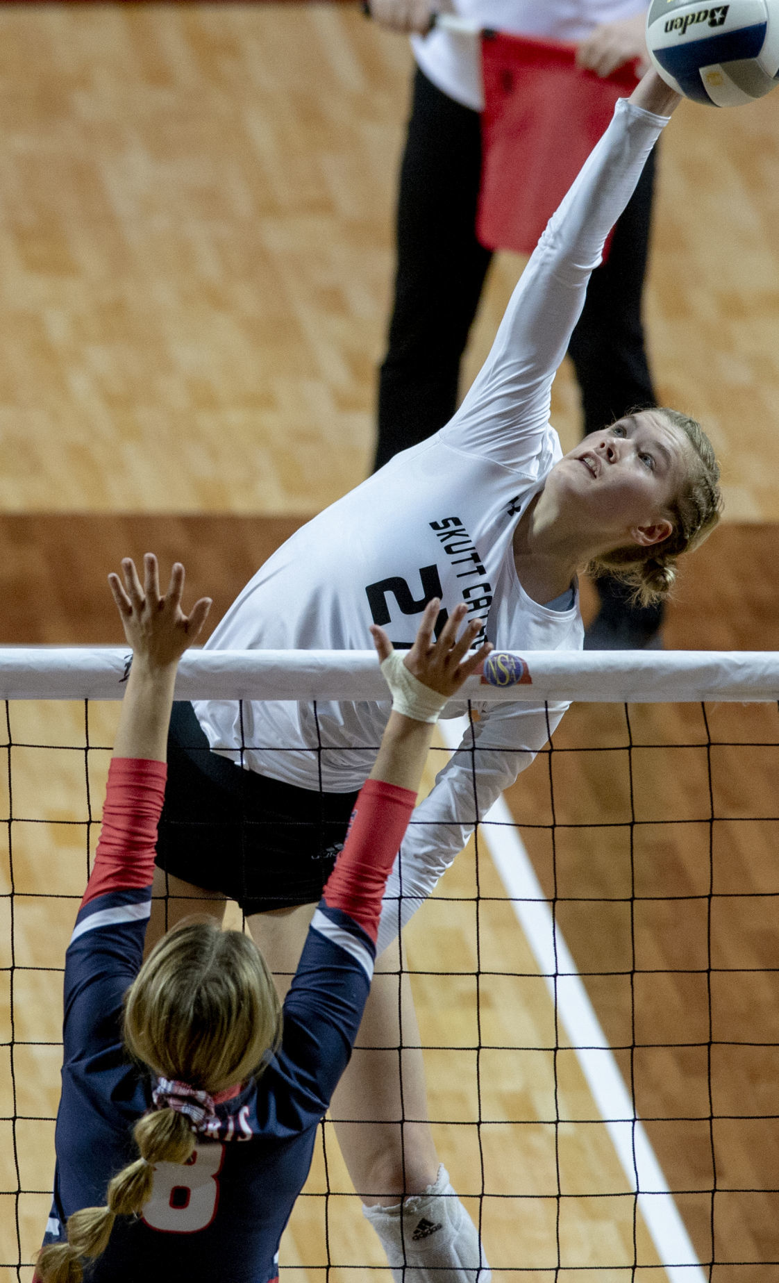 Class B state volleyball, Norris vs. Omaha Skutt, 11.8